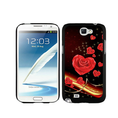 Valentine Rose Love Samsung Galaxy Note 2 Cases DNP Valentine Rose Love Samsung Galaxy Note 2 Cases DNP